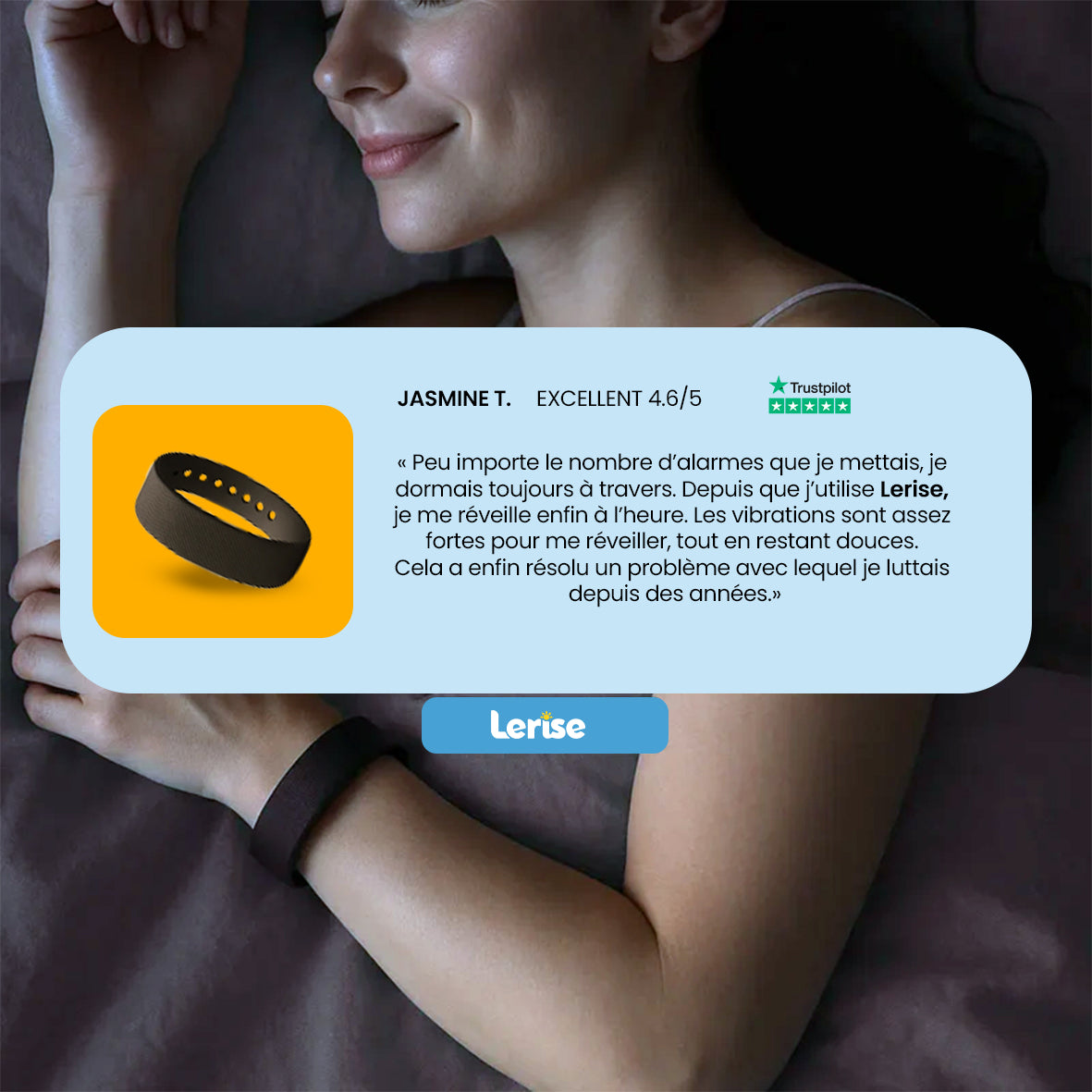 Bracelet alarme vibrant